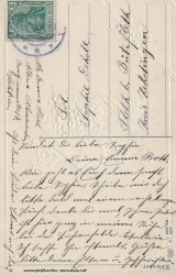 Geburtstagsgrüße,Postkarte Prägung 1905