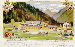 Kaiserzeit Österreich Ansichtskarte Plansee 1906