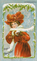 alte Neujahrskarten