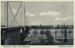 Ansichtskarte Köln-Rodenkirchen: Autobahnbrücke ca. 1955