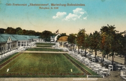 Ansichtskarte Köln-Rodenkirchen: Cafe Rheinterassen 1920
