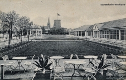 Ansichtskarte Köln-Rodenkirchen: Cafe Rheinterassen 1924