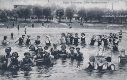 Ansichtskarte Köln-Rodenkirchen: Strandbad ca. 1920