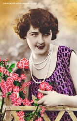 Historische Postkarte Frau, Liebe, Valentinstag