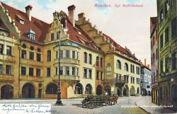 Postkarte München 1905 Hofbräuhaus