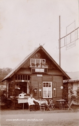 Postkarte München : Villa Schützenruh - Modellhaus