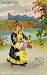 Postkarte München 1905 Münchner Kindl