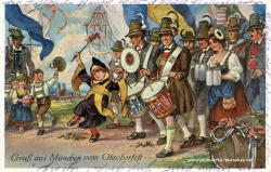 München Oktoberfest Ansichtskarte