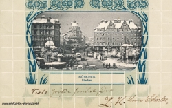 Historische Postkarte von München: Stachus 1903