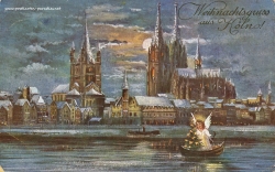 Weihnachtskarte Köln