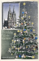 Weihnachtskarte Köln