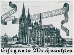 Weihnachtskarte Köln