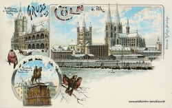 Weihnachtskarte Köln