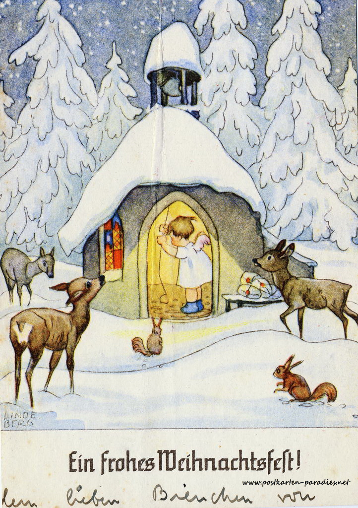 Alte Weihnachtskarten Mit Engeln Alte Postkarten