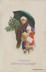 Weihnachtskarten mit Kindern