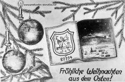Weihnachtskarte Kriegsweihnacht 1943