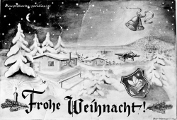 Weihnachtskarte Kriegsweihnacht  1944