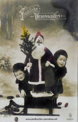 Weihnachtsmann Kinder 1902