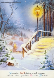 Weihnachtskarte Winter